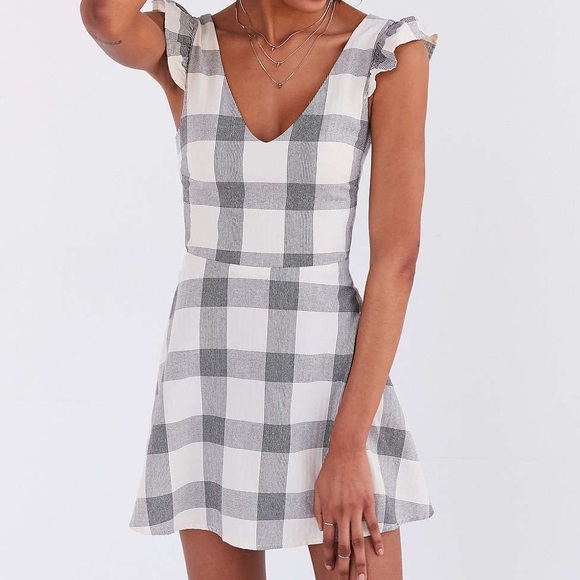 Native Youth Gingham Mini Dress - Picture 4 of 4